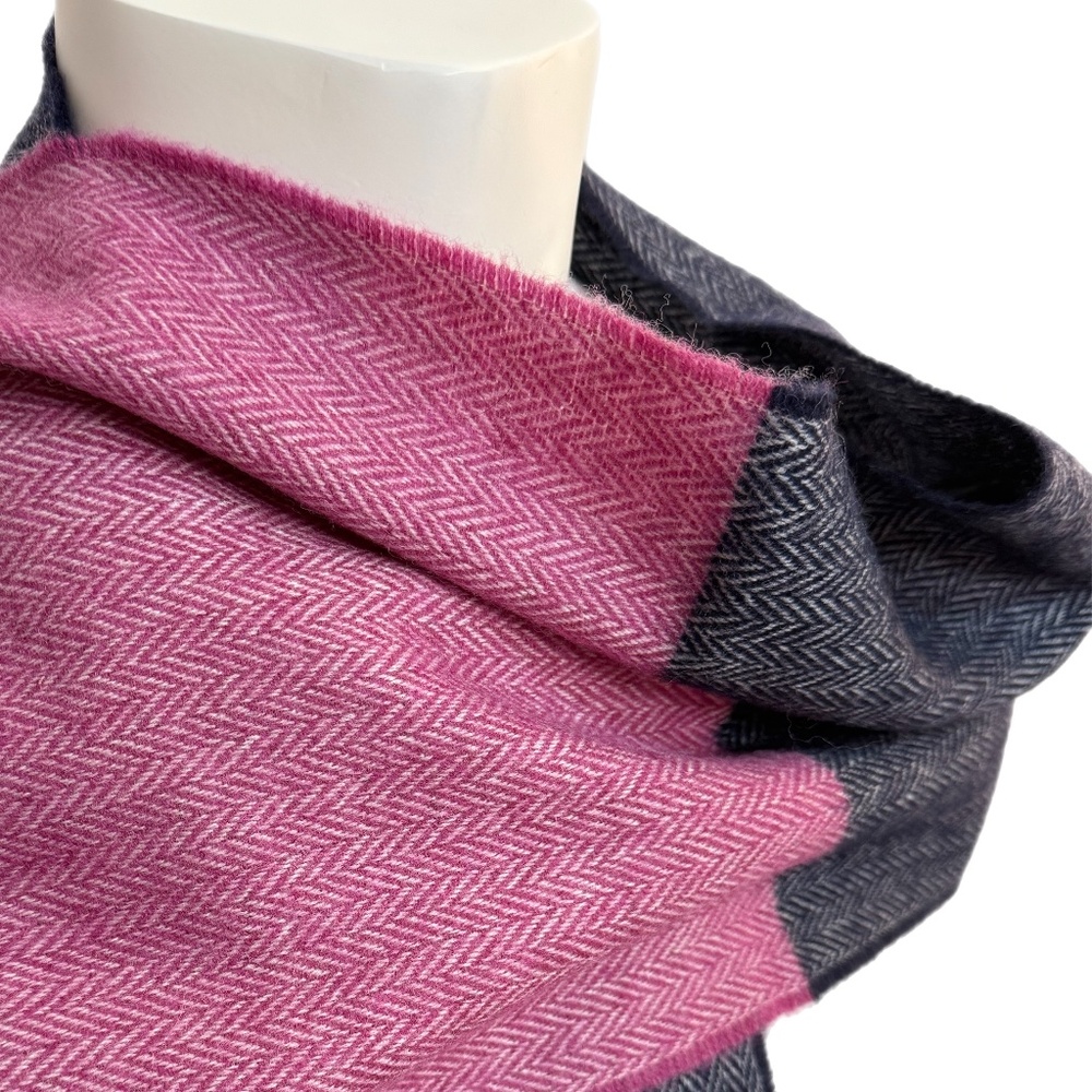 McNutt of Donegal Lambswool Herringbone Scarf - 🇮🇪 Made in Ireland 🇮🇪